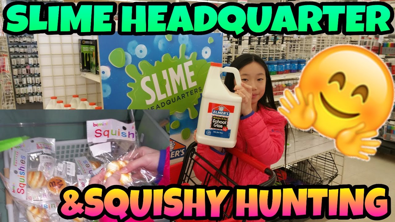 SLIME HEADQUATERS VISIT & SQUISHY HUNTING AT UWAJIMAYA  VLOG