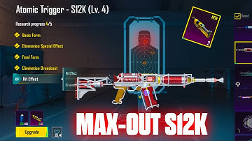 FINALLY MAXED OUT S12K ATOMIC TRIGGER SKIN 🔥 | BGMI