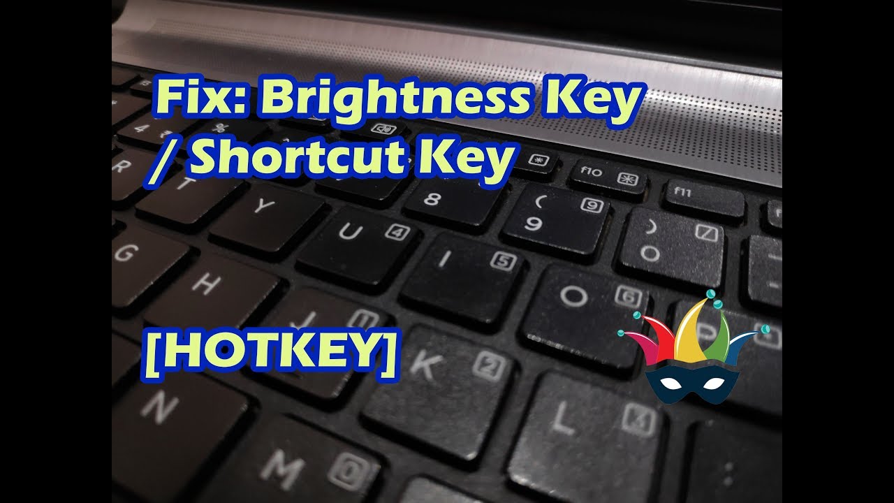 brightness keys