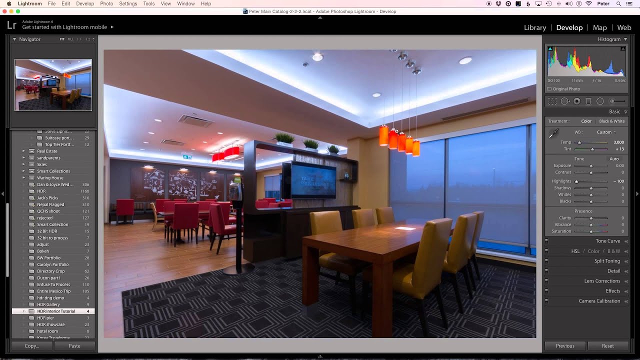 Realistic HDR Interior using Lightroom