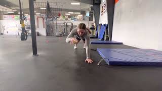 Plank ball drop drill