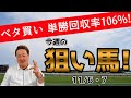 【#JRA】今週出走 全44頭の狙い馬を紹介!激走レンジ!今週の注目馬 The Pick Up!11月6(土)7(日)