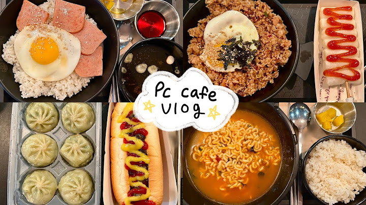 vlog) 피시방 알바 브이로그 • 어디서 알바해? 음식점.