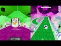🥎⚽️ Super Rolling Balls Balance Vs Reverse Balls Walkthrough Gameplay | Full Level Race Challenge
