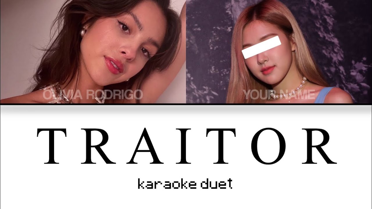 Olivia Rodrigo - traitor (Karaoke Version) 