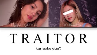 [KARAOKE DUET] traitor - Olivia Rodrigo