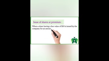 Issue of shares at premium #youtubeshorts #shortvideo