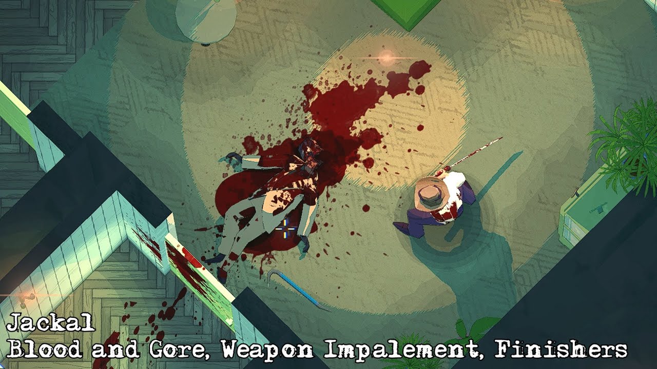 Jackal - Blood and Gore, Weapon Impalement and Finishers