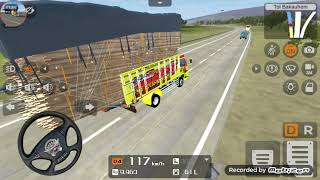 Truk SANTRI PAMAN oleng parah di tol Bakahueni