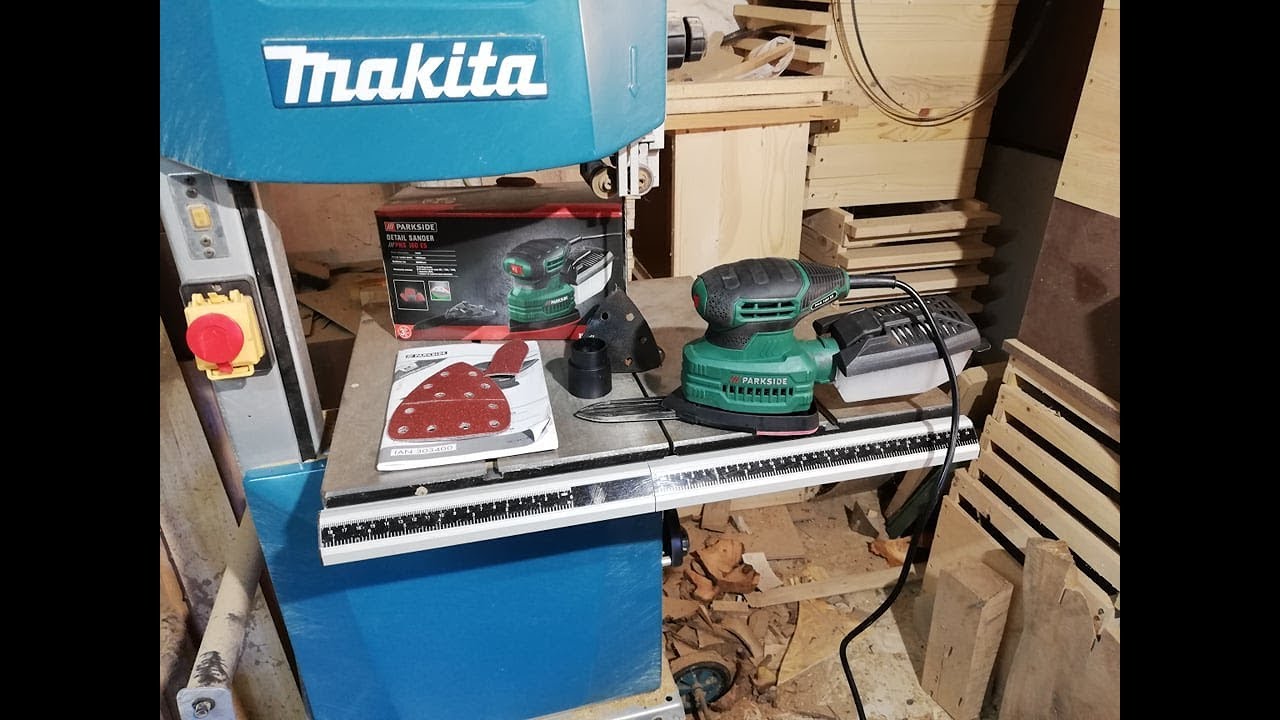 Parkside PHS 160 E5 detail sander Unboxing and Test