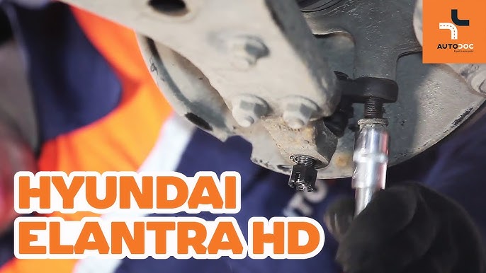 Wie HYUNDAI SANTA FÉ CM vordere Koppelstange / Pendelstütze wechseln  TUTORIAL