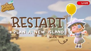 LIVE 🔴 Lets Restart And Speed Run The New Island // Animal Crossing New Horizons