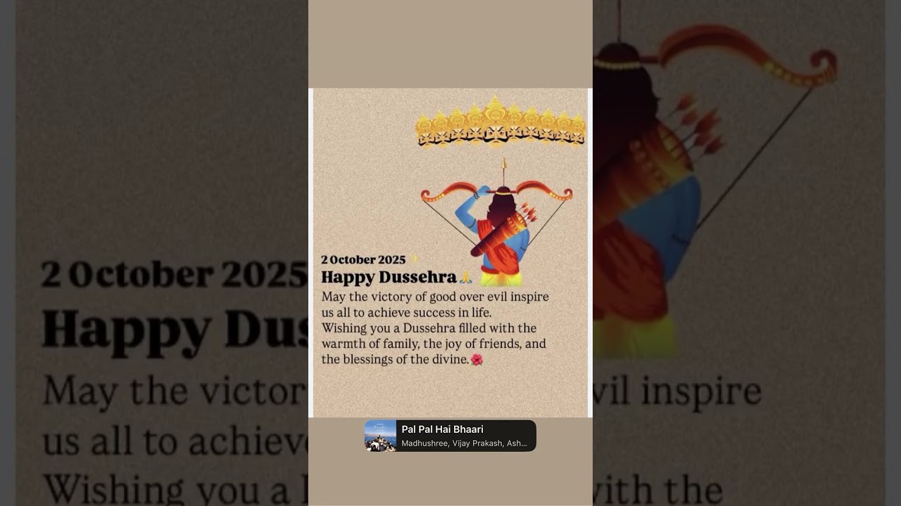 Happy Dushera 