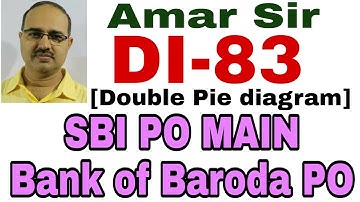 Data Interpretation questions | DI-83 | SBI PO MAIN | Bank of Baroda PO | Unique method by Amar Sir