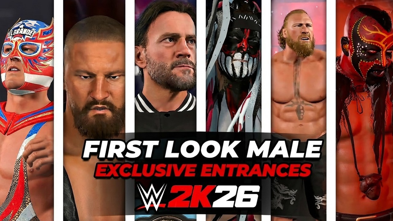 FIRST LOOK at Male Entrances in WWE 2K26 (EARLY ACCESS)