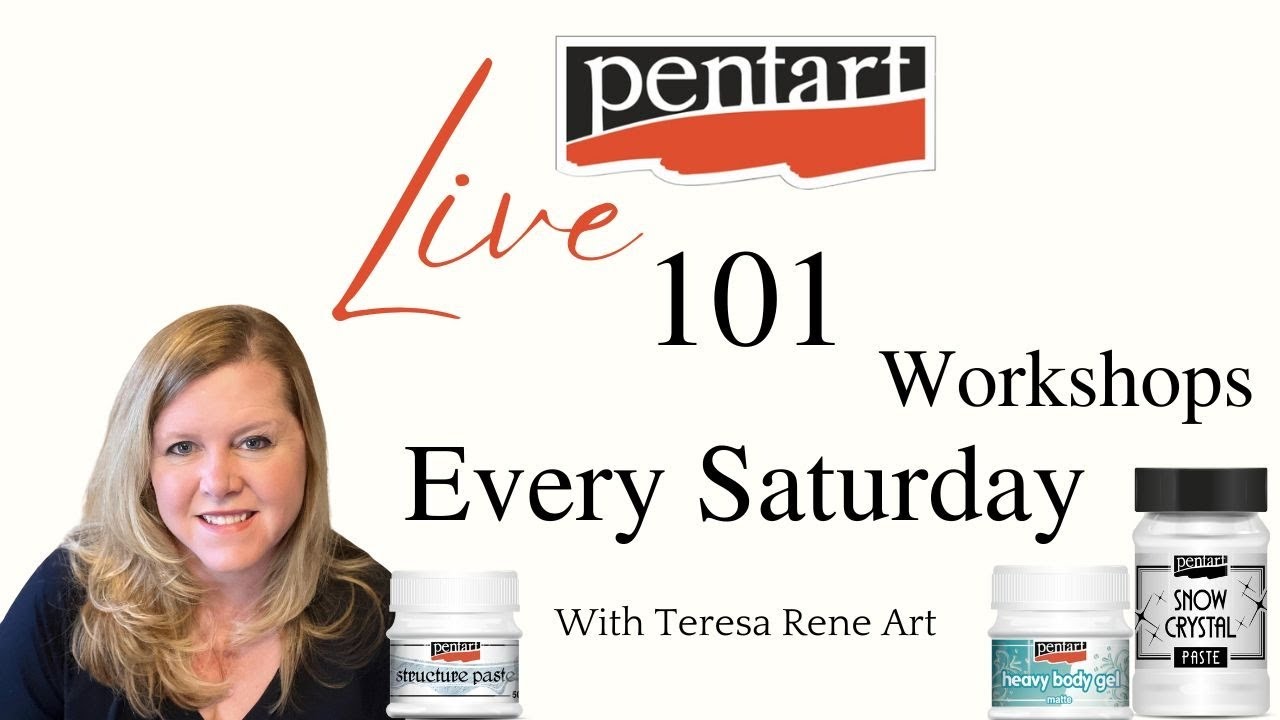 Pentart 101 Series - Episode 5 - Stone and Moss Pastes