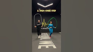 4 easy ways to warm up with a jump rope!🔥 #rushathletics