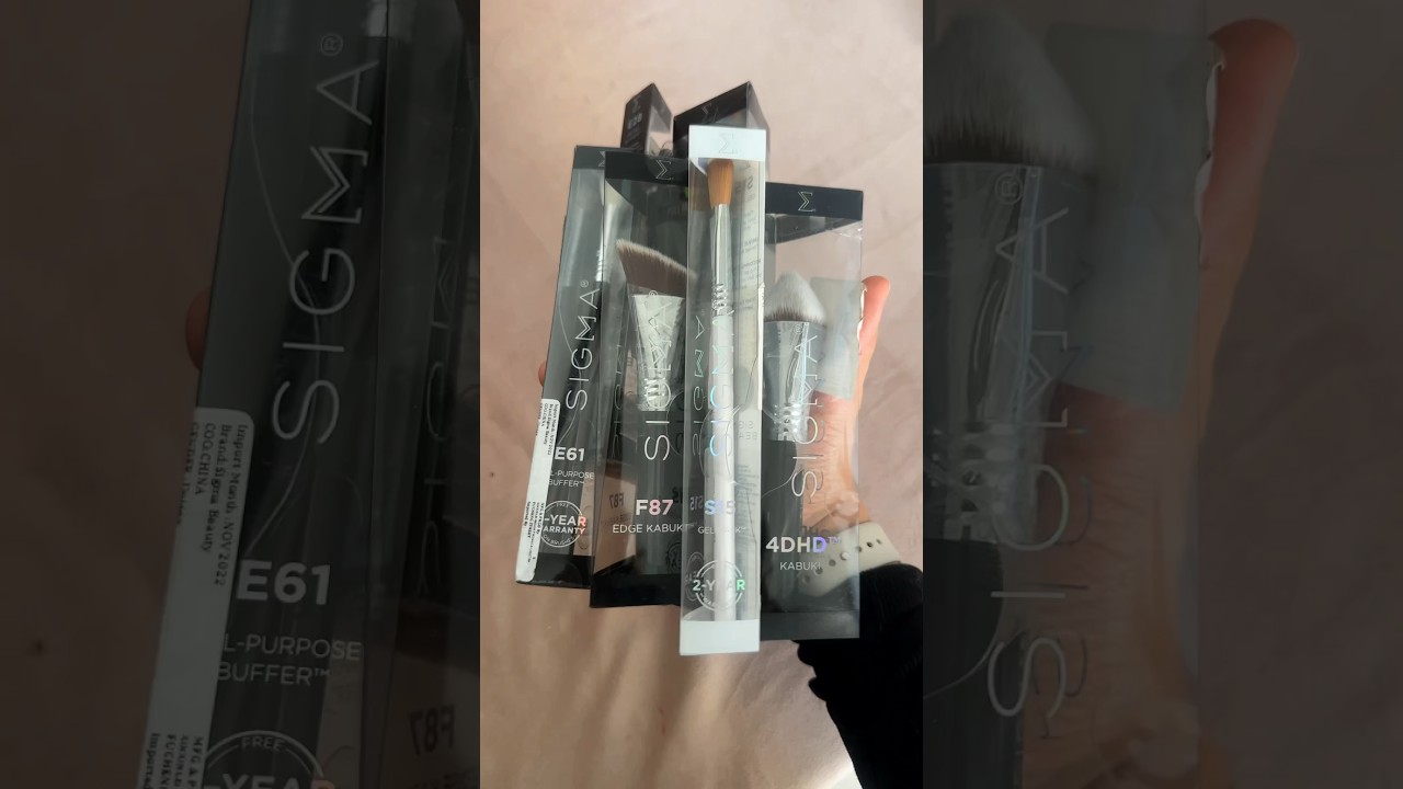 Sigma beauty brush haul 