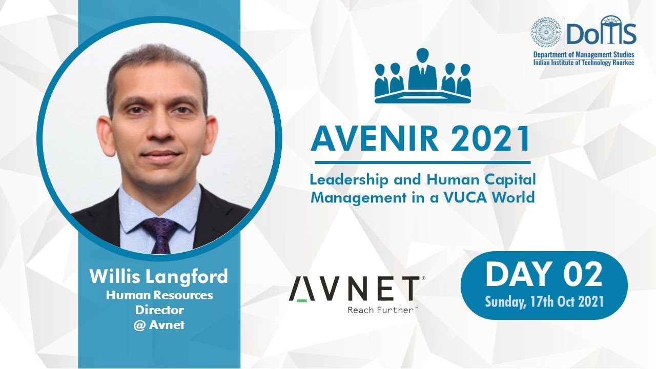 Avenir 2021 | Mr. Willis Langford | Human Resources Director at AVNET
