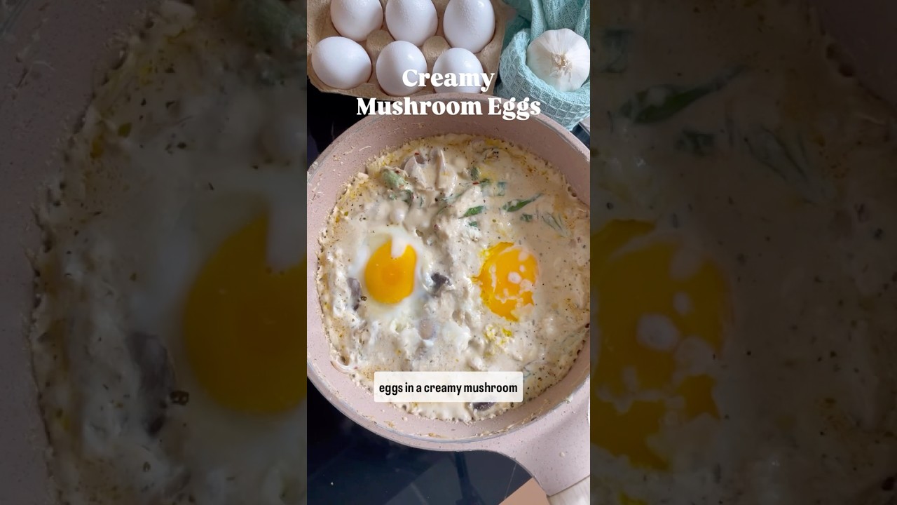Обожаю эти сливочные грибные яйца! 🤤