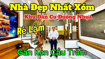 Nhà Đẹp Nhất Xóm, Khu Dân Cư Đường Nhựa gần Lộ Lớn 