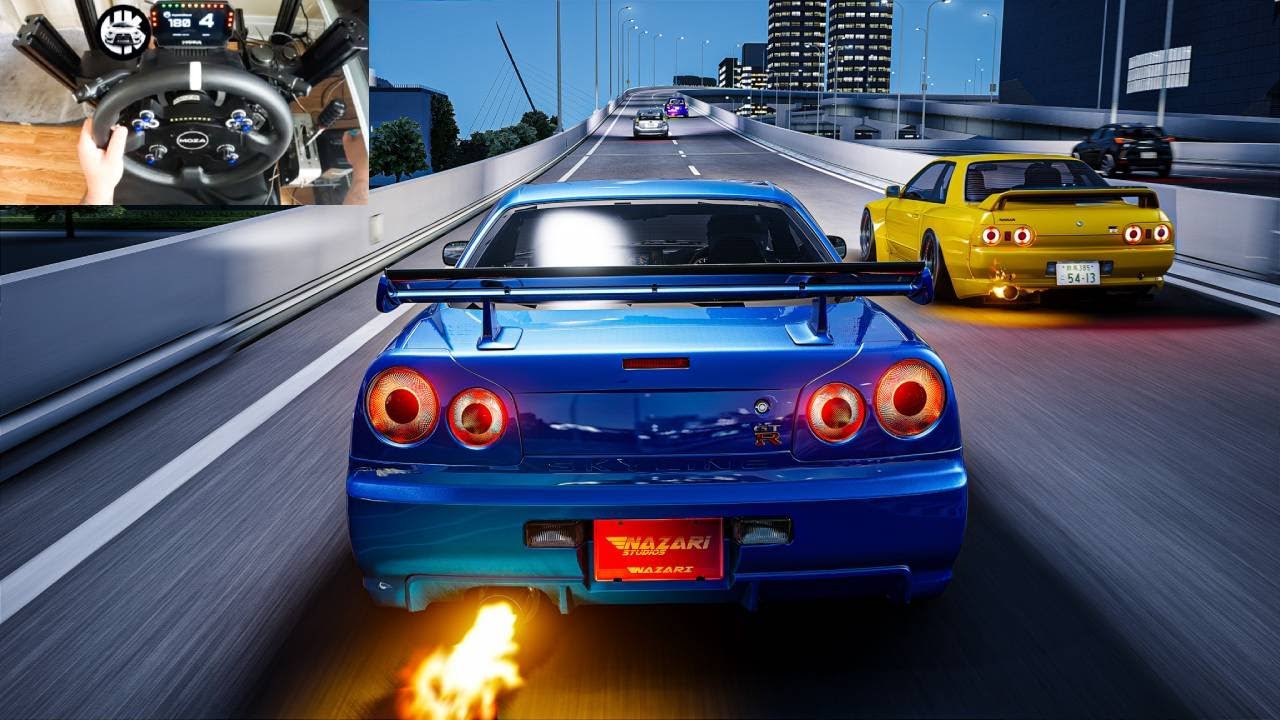 Skyline GTR R34 N1 Nismo & Nissan Skyline GTR R32 - Assetto Corsa - YouTube