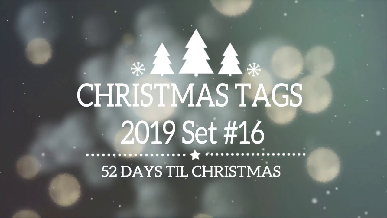 Christmas Tags #16, Craft Fair and Teacher Gifts 