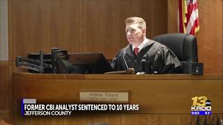 CBI analyst accused of manipulating DNA results sentenced to 10 years in prison Update