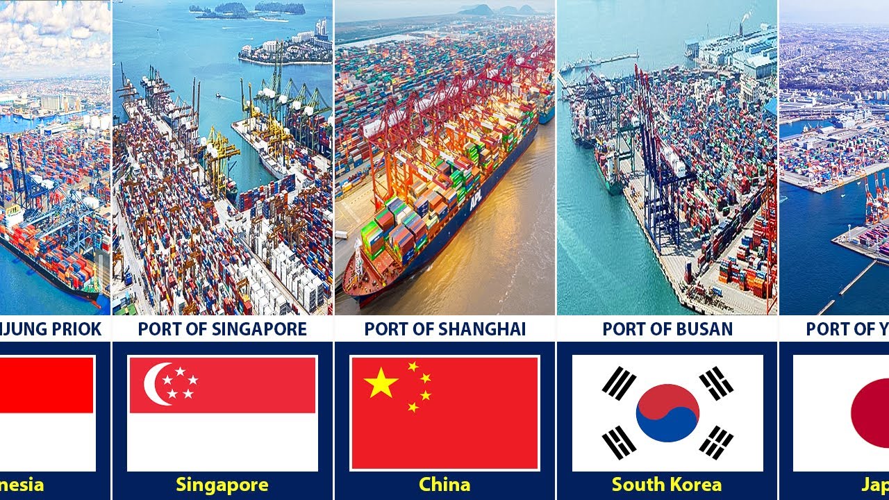 Крупнейшие порты разных стран