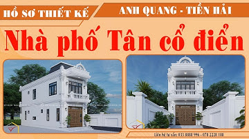 Mẫu Thiết Kế Nhà Phố 2 Tầng Tân Cổ Điển Đẹp Xu Hướng 2023
