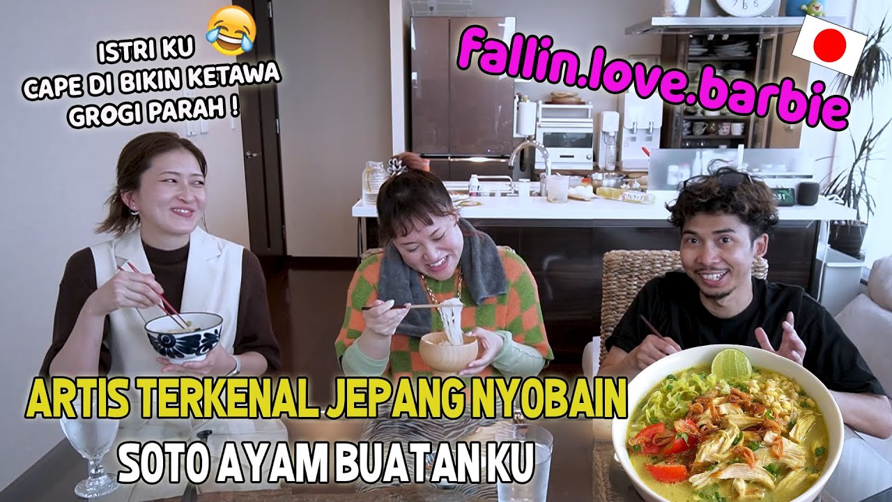 CUMAN DI SINI ISTRIKU CAPE DI BIKIN KETAWA GROGI SAMA BARBIE ARTIS KOMEDIAN TERKENAL JEPANG !