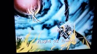 Iron Maiden arcade cabinet - Hyperspin Jukebox theme running Kodi