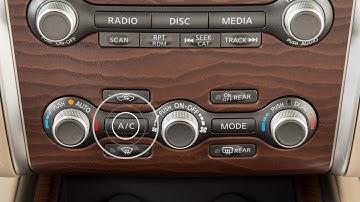 2018 Nissan Pathfinder - Heater and Air Conditioner with Navigation Type B (if so equipped)