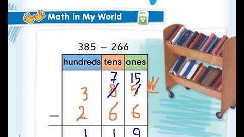 G2 L7 Rewrite Three  Digit Subtraction