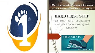 First Step is always Hard