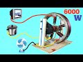 i make 6000W Powerful 230V Electric Generator at Home Using Magnetic Coil || how to make generator