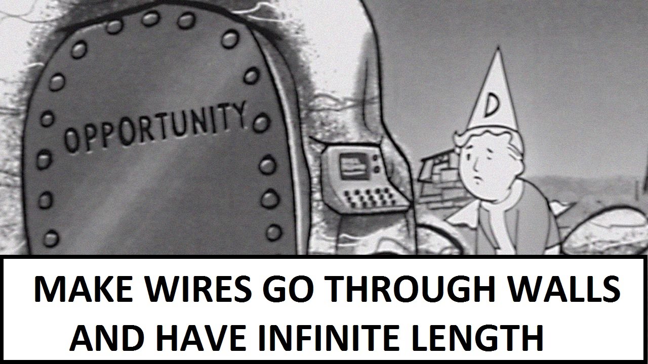 Fallout 4 Settlement Tip's How to Make Infinitely Long Wires that