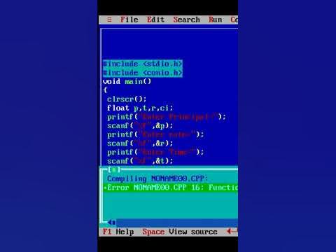 Calculate Compound interest in C program Part 65 | C Programming # ...