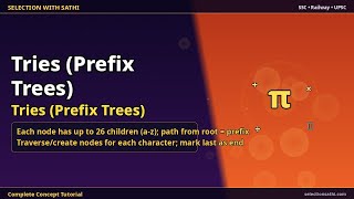 Tries (Prefix Trees) | Tries (Prefix Trees) | Selection With Sathi