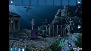 Atlantis Underwater Lost City Escape walkthrough - HiddenOGames. screenshot 2