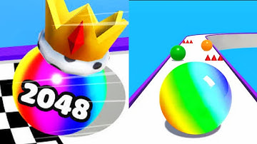 Ball Merge 2048 Vs Epic Ball Run 3D | All Level Gameplay Walkthrough Android.iOS New Update!