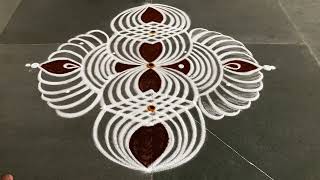 Easy 5*3 padikolam designs| Simple muggulu designs| easy rangoli designs| Beginners kolam