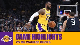HIGHLIGHTS | LeBron James (21 pts, 12 reb, 11 ast) Highlights at Milwaukee Bucks