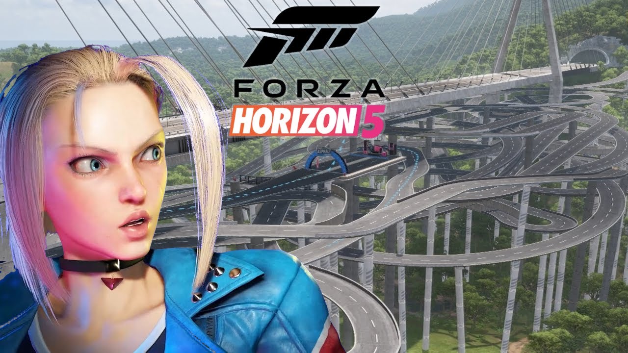 Я построил сумасшедшую трассу под мостом! (Лучшие моменты Forza Horizon 5)