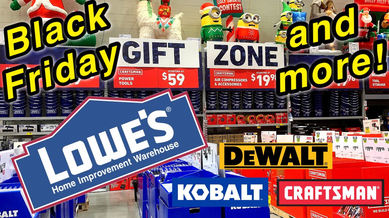 Lowes Black Friday Tool Deals Sales In Store Available Now YouTube