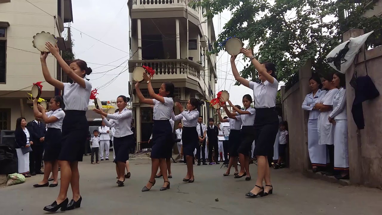 Chaltlang Corps Timbrel Display 18 March 2018