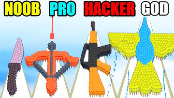 Crowd Number Run 3D NOOB vs PRO vs HACKER vs GOD #2
