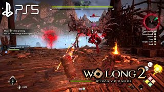 Zhen Boss Fight WO LONG 2 WINGS OF EMBER Zhen Boss Fight PS5 4K 60FPS | Wo Long 2 Zhen Boss Fight  screenshot 5
