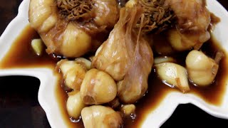 ثوم مدبس ( مخلل الثوم ) المطبخ العربي - Pickled Garlic / Arabic Kitchen