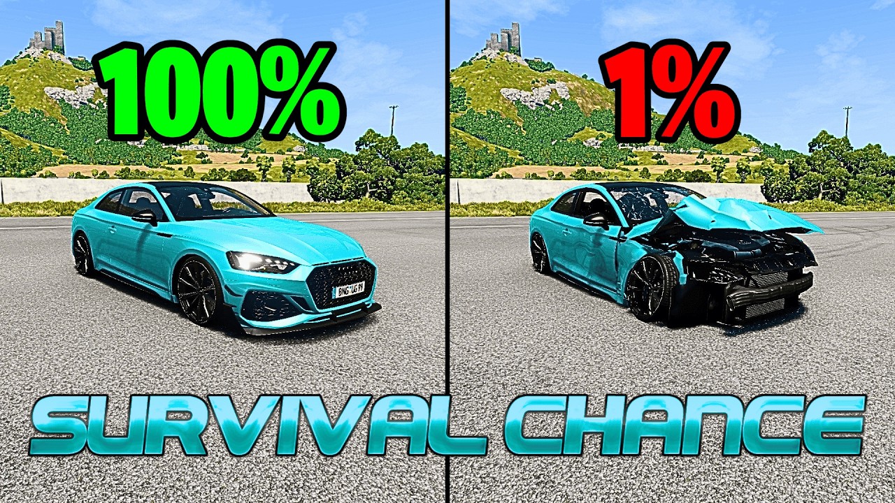 Realistic Survival Chance Crashes #288 | BeamNG.drive